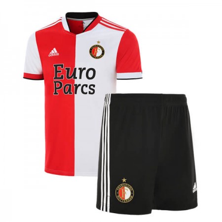 Billiga Fotbollströjor Feyenoord Rotterdam Barn Hemma tröja 2021/22 Kortärmad 